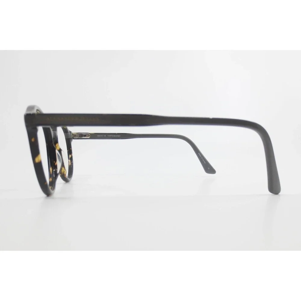 Colours by Alexander Julian Cooder Tortoise Grey Round Eyeglass Frames 49-19-145